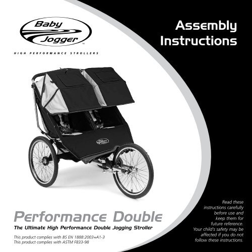 Baby Jogger Performance Double USA.pdf - pramfix