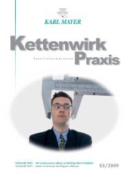 Praxis Praxis - KARL MAYER Textilmaschinenfabrik GmbH