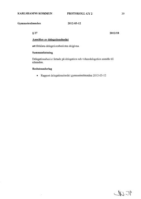 Protokoll gymnasienÃ¤mnden 2012-03-12 - Karlshamn