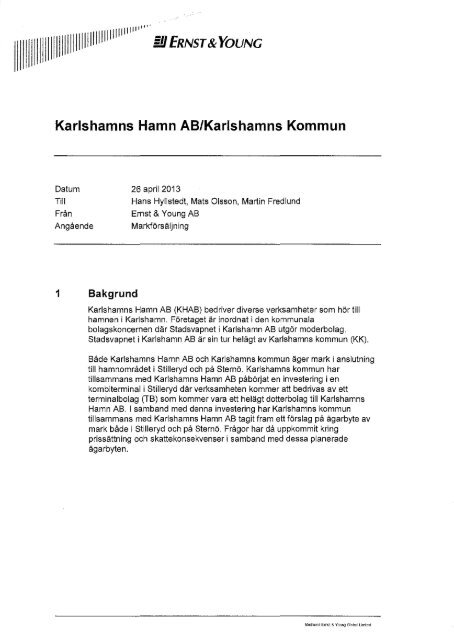 Kallelse KF 130624 - Karlshamn