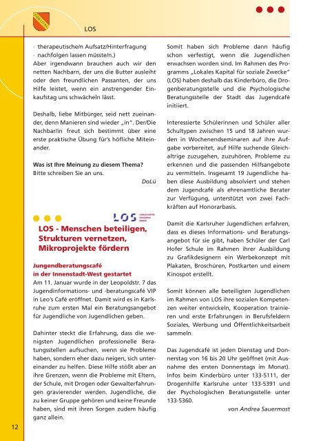 Ausgabe 1/2005 - BÃ¼rgerverein Stadtmitte e.V.