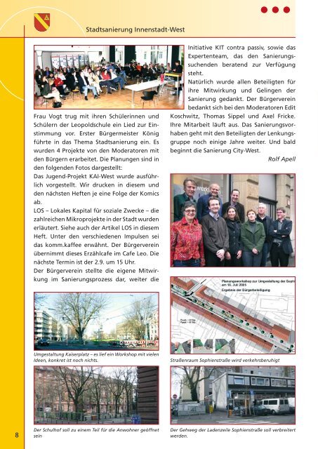 Ausgabe 3/2006 - BÃ¼rgerverein Stadtmitte e.V.