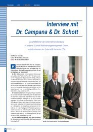 Interview mit Dr. Christophe Campana und Dr. Eric Schott ...