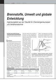 Brennstoffe, Umwelt und globale Entwicklung - Karlsruher Transfer