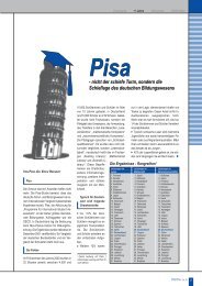 Pisa - Ein Zwischenruf: Die Fakten der Studie - Karlsruher Transfer