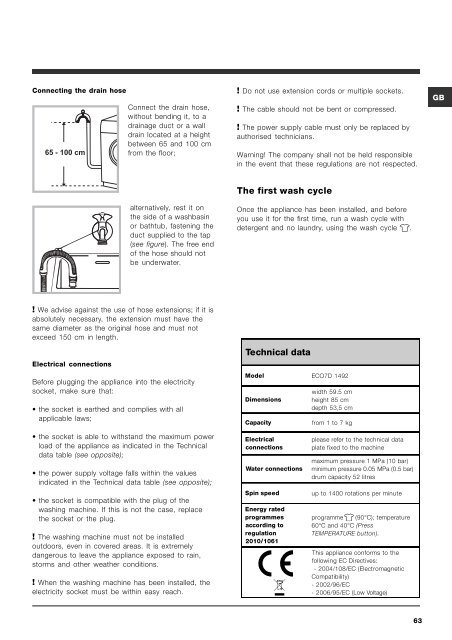 Download handleiding - Hotpoint