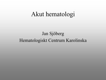 Akut hematologi