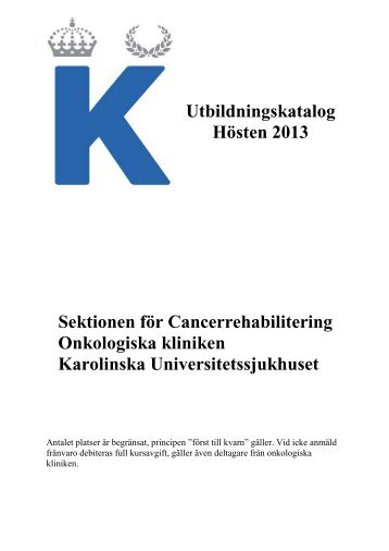 Läs mer om våra utbildningar i vår kurskatalog (63 kB)