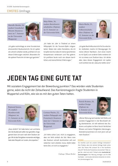 Ausgabe 3/2009 - Karrieremagazin.net