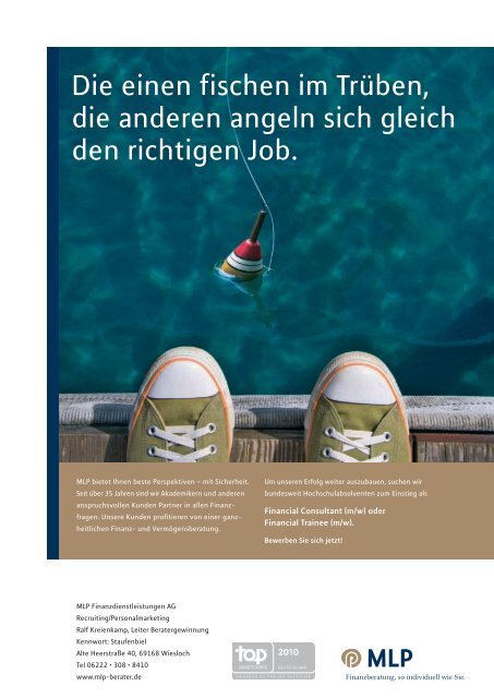 Ausgabe 4/2010 - Karrieremagazin.net