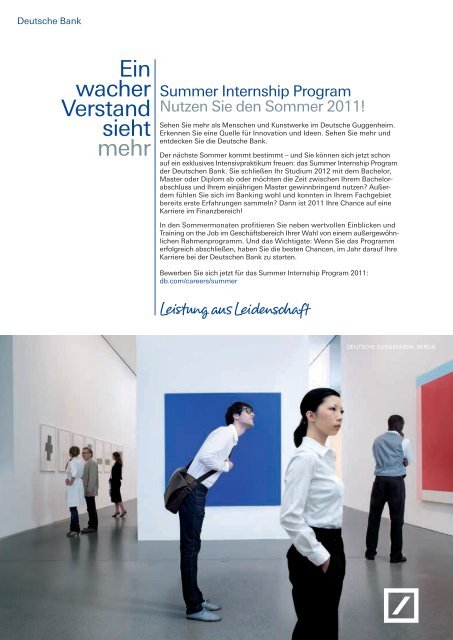 Ausgabe 4/2010 - Karrieremagazin.net