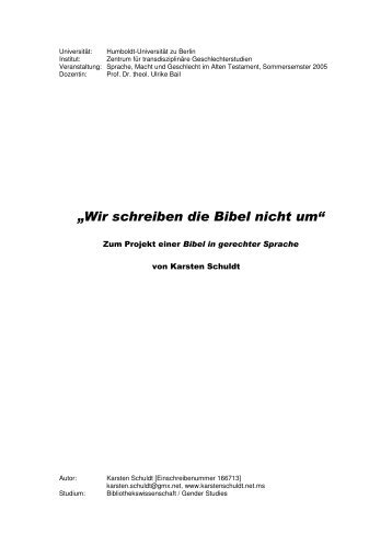 PDF-Version - Karsten Schuldt