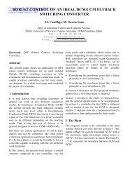 Robust Control of an Ideal DCM/CCM Flyback - MED Conferences