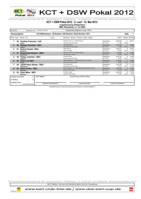 ERG 2. Lauf WEB.pdf - Kart Club Trier