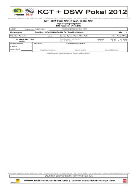 ERG 2. Lauf WEB.pdf - Kart Club Trier