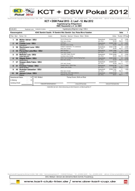 ERG 2. Lauf WEB.pdf - Kart Club Trier