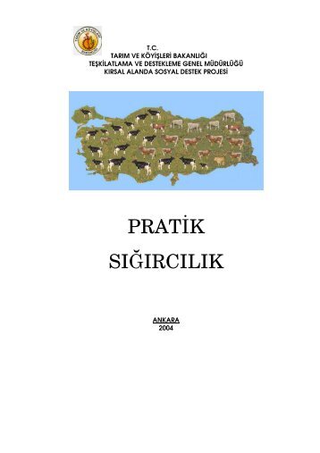 Pratik Sığırcılık El Kitabı - Kartal İlçe Gıda Tarım ve Hayvancılık ...