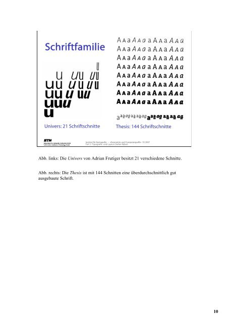 Computergrafik: Typografie und Layout - ETH ZÃ¼rich
