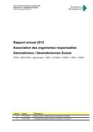 Rapport annuel 2012 Association des organismes responsables ...