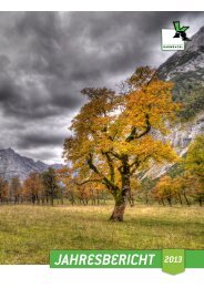 Jahresbericht 2013 - Alpenpark Karwendel