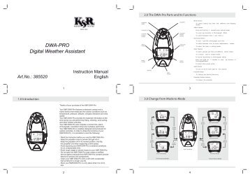 manual of windmeasurer DWA-Pro in english