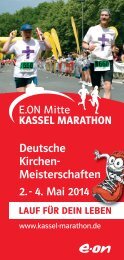 Deutsche Kirchen- Meisterschaften - Kassel Marathon