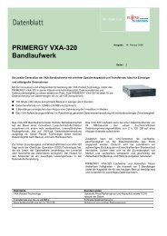 PRIMERGY VXA-320 Bandlaufwerk - Kastl GmbH