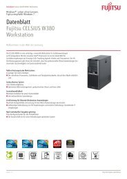 Datenblatt Fujitsu CELSIUS W380 Workstation - Kastl GmbH