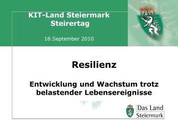 Resilienz - Katastrophenschutz Steiermark