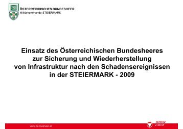 Bundesheeres - Katastrophenschutz Steiermark