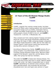 15 Years of the All-Woman Manga Studio CLAMP - KatAvila.com