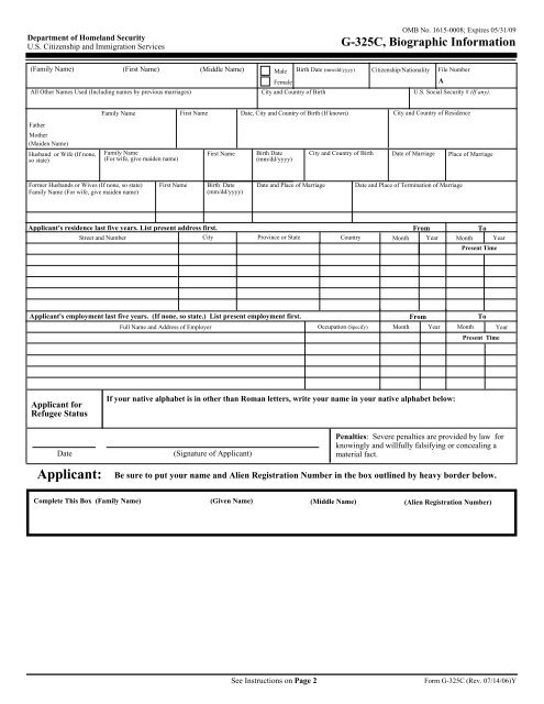 G-325c, Biographic Information - Kate L. Raynor