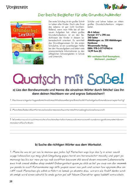 Wir Kinder Herbst 2012 - Iris Kater Verlag & Medien GmbH