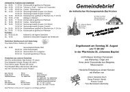 Gemeindebrief - Kath. Kirche Bad Arolsen