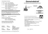 Gemeindebrief - Kath. Kirche Bad Arolsen