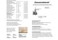 Gemeindebrief - Kath. Kirche Bad Arolsen