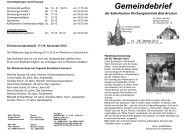 Gemeindebrief - Kath. Kirche Bad Arolsen