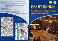 Pax et bonum