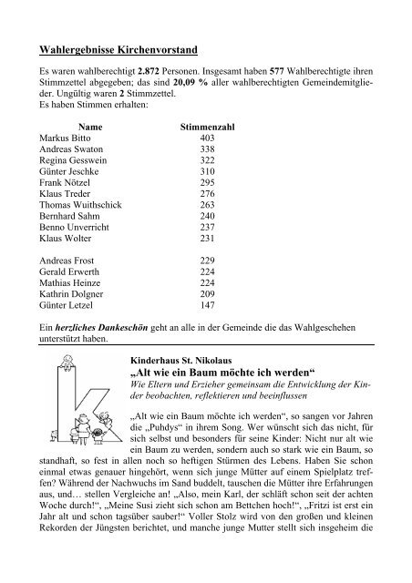 St. Lukas zu Neubrandenburg 12. Jahrgang Nr. 5 03. Dezember (1. A