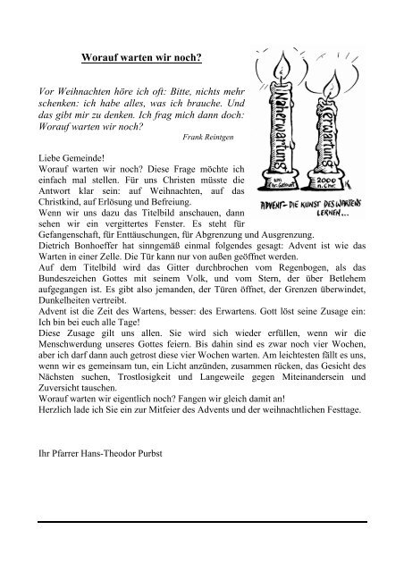 Mitteilungsblatt der Katholischen Pfarrgemeinde St. Josef â St ...