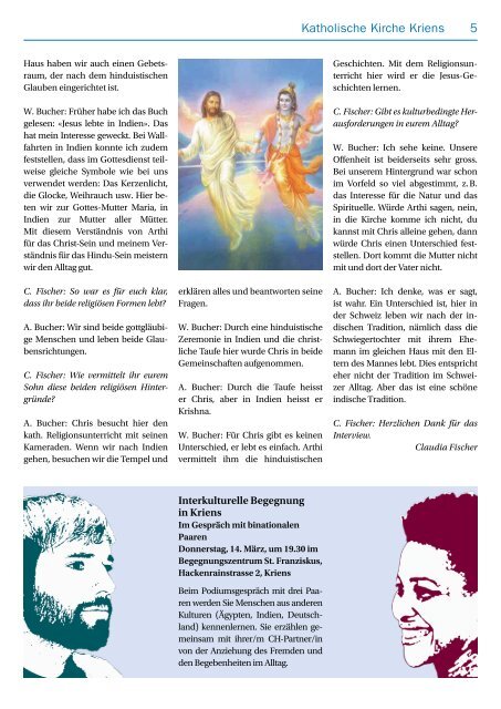 Pfarreiblatt 5/2013 - Katholische Kirchgemeinde Kriens