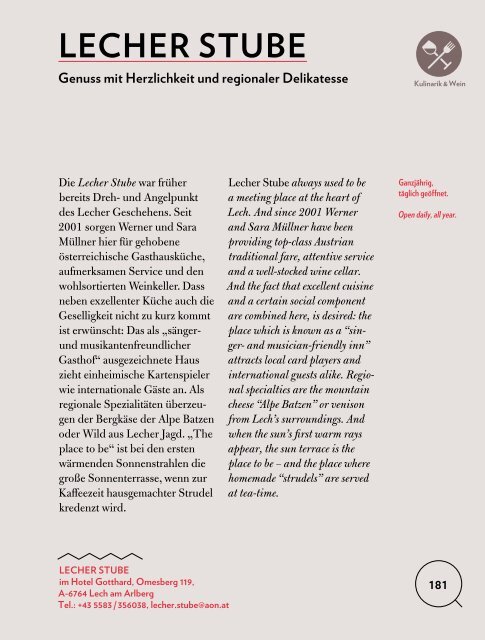 LA LOUPE Lech Zürs No.6 - Summer Edition 