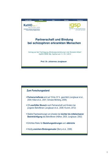 J. Jungbauer: Partnerschaft und Bindung (pdf, 163.4 kb)