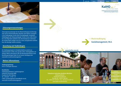 Flyer - Katholische Hochschule Nordrhein-Westfalen