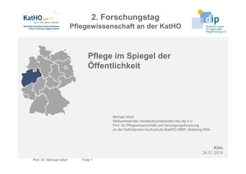 Die Öffentlichkeit - Katholische Hochschule Nordrhein-Westfalen