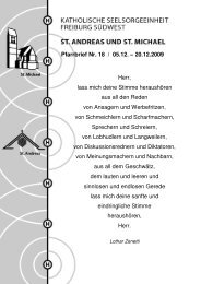 Pfarrbrief Nr. 18 / 05.12. – 20.12.2009 Herr, lass mich deine Stimme ...