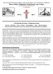 20.11.11 - Katholische Kirchengemeinde Heilig Kreuz Fronhausen ...