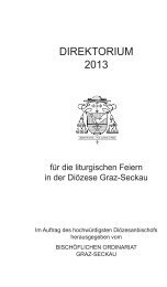 DIREKTORIUM 2013 - Diözese Graz-Seckau