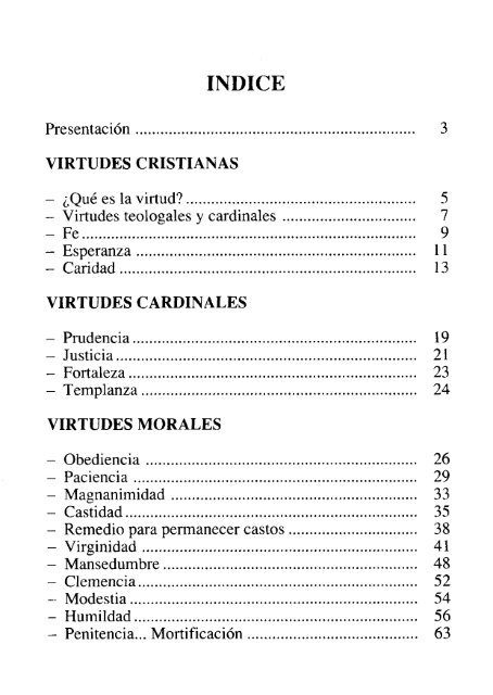 Las virtudes cristianas - P. Benjamín Martín Sánchez