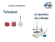 Techniques de séparation des mélanges